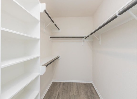 our apartments have a walk in closet with plenty of room to move around at The Village at Granger Pines, Conroe, 77302