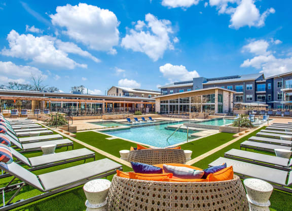 a view of a swimming pool at the resort at governors residence