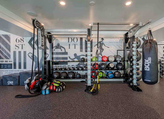 24 hour fitness center at slate scottsdale apartments in arizona