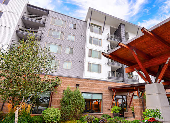 Property Exterior  at The Pacifica Apartments, Tacoma, 98409