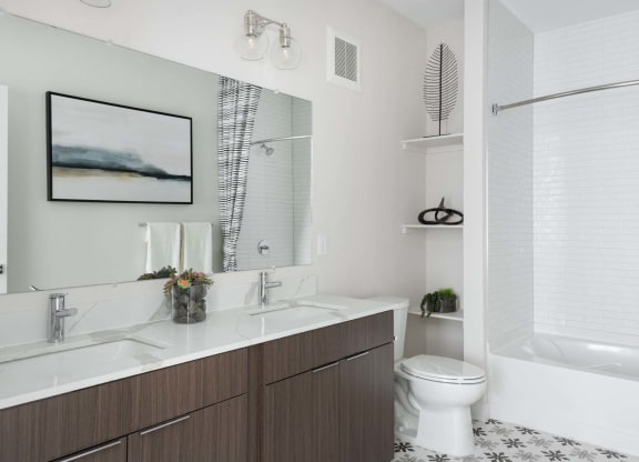 Dual sink vanities at PARK40, Broomfield, CO, 80023
