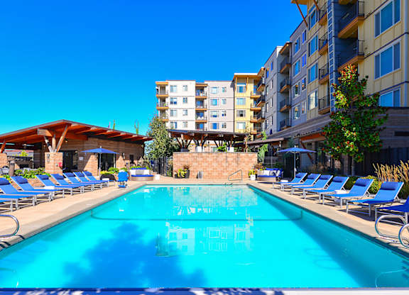 Invigorating Swimming Pool at The Pacifica Apartments, Tacoma, 98409