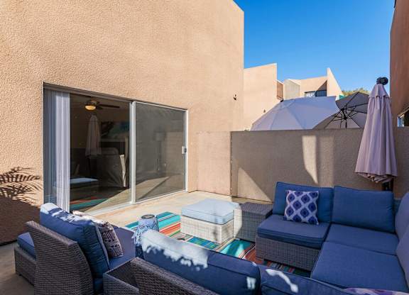 Cozy Patio at Village Square, California, 92037
