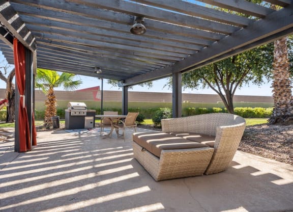 BBQ sitting area