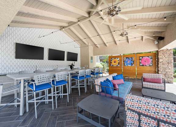 San Portella, Tempe, AZ, Outdoor Lounge