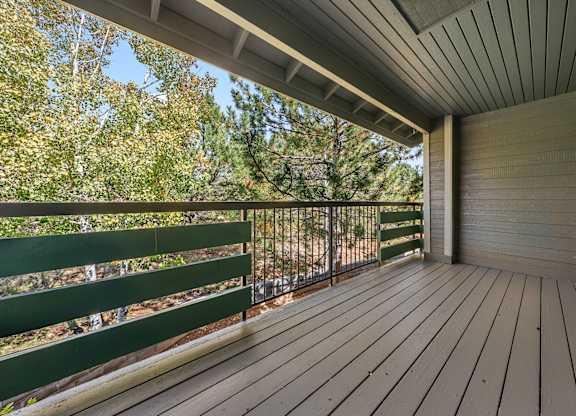Relax and enjoy Flagstaff views from our patio and balcony spaces.