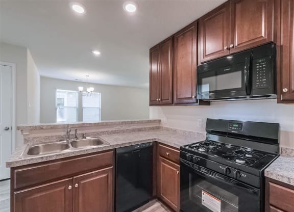 Modern Kitchen at The Village at Caney Mills, Conroe