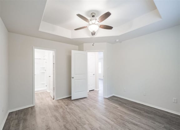 Unfurnished Bedroom Area at The Village at Caney Mills, Conroe, TX, 77303