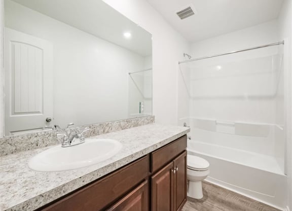 Bathroom With Bathtub at The Village at Caney Mills, Conroe, 77303