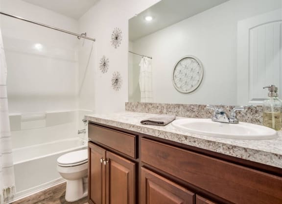 Spa Inspired Bathroom at The Village at Caney Mills, Conroe, 77303