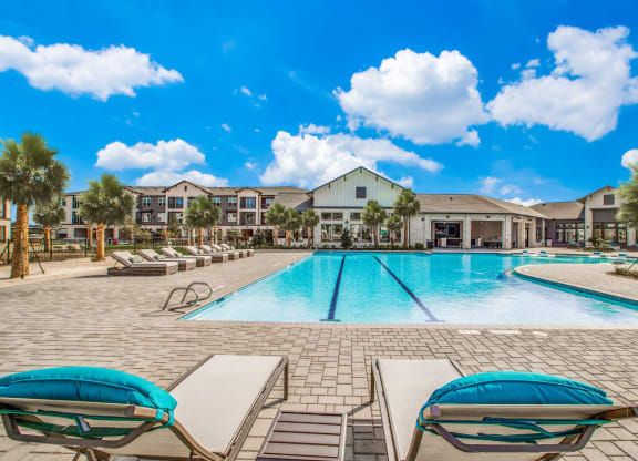 the pool at the estates at spring valley apartments in temple tx