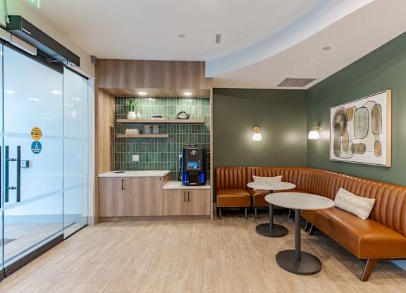 Coffee Bar at 15 Bank Apartments in White Plains, NY 10606