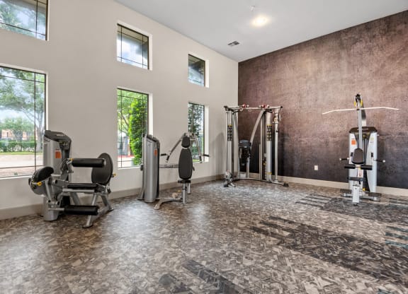 the gym at 1861 muleshoe road at Mission Gate, Plano, Texas