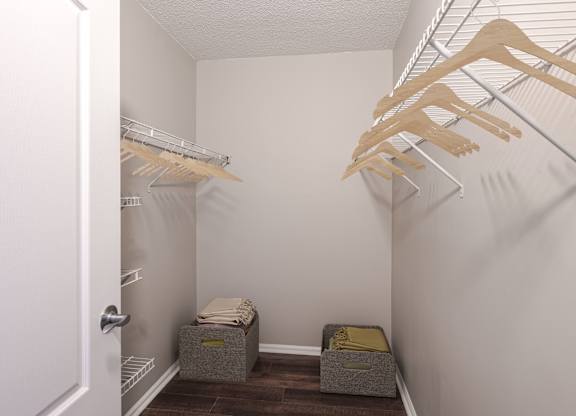 Spacious Closet at 15 Bank Apartments in White Plains, NY 10606