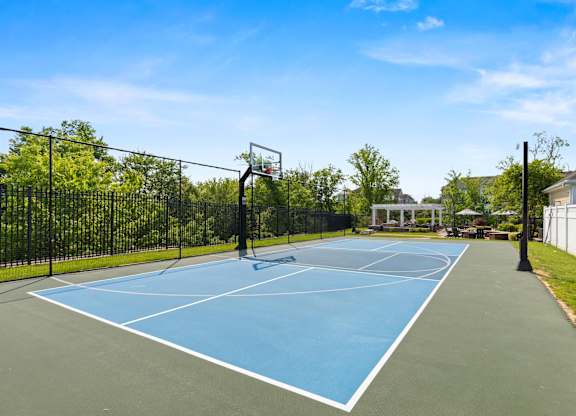 Outdoor Sports Court at Heights at Glen Mills Apartments in Glen Mills, PA 19342