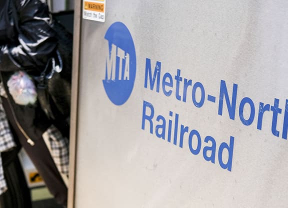 Metro North Railroad at 15 Bank Apartments, White Plains, NY, 10606