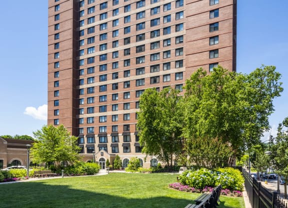 Elegant Exterior View Of Property at 15 Bank Apartments, White Plains, NY, 10606