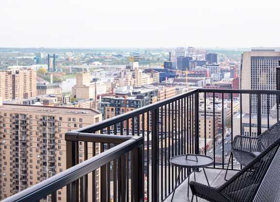 Private Balcony With Seating at 365 Nicollet, Minneapolis, Manchester