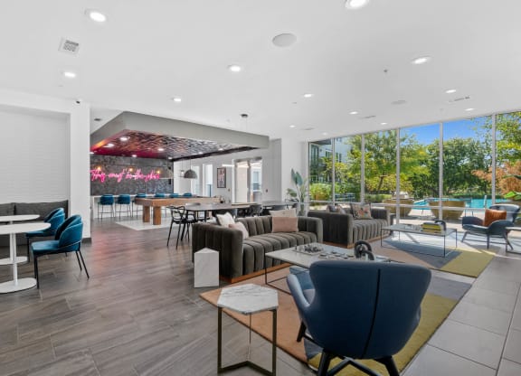 Resident Lounge  at Abstract at Design District, Dallas