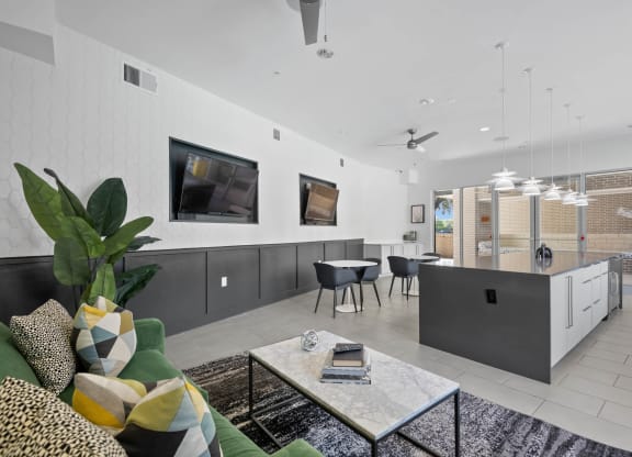 Community Lounge  at Abstract at Design District, Texas