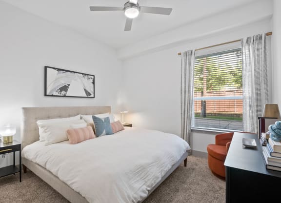 Plush Bedroom Carpeting  at Abstract at Design District, Dallas