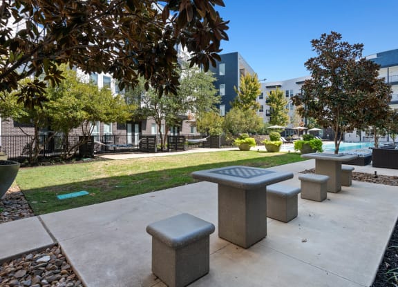 Community Chess Boards  at Abstract at Design District, Dallas