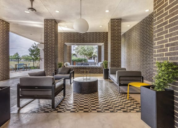 Outdoor Seating Area  at Abstract at Design District, Dallas, Texas