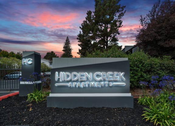 Hidden Creek Entrance (Night)