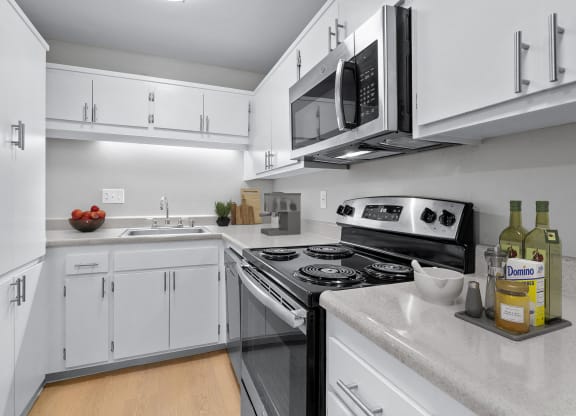 the preserve at ballantyne commons apartment kitchen