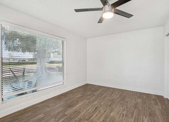 Bedroom with wooden floorings at Palm Villas, Scottsdale, 85257