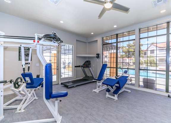 the gym at Tides at Mesa, Mesa, Arizona