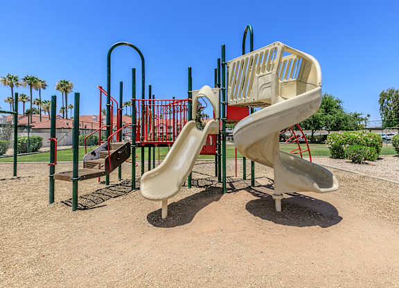 the playground at Tides at Mesa, Mesa, Arizona