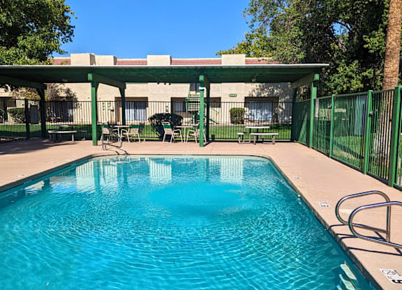 our apartments showcase an unique swimming pool