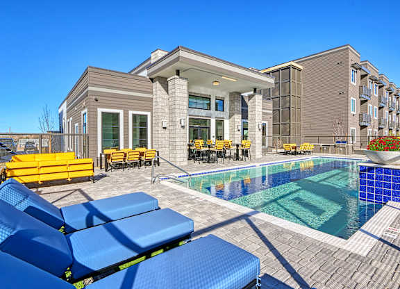 Pool With Sundecks at 2051 Apartments, Prescott, AZ