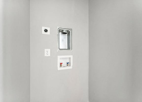 Light switch and a mirror at Gardens at Washington Park, Georgia , 30314
