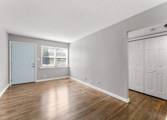 Bright Living Room at Gardens at Washington Park, Atlanta, GA, 30314