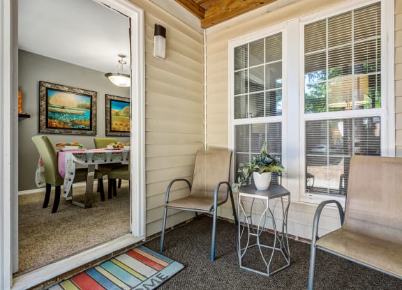 Balcony And Patio at Madison Hunters Glen, Raleigh, NC, 27606