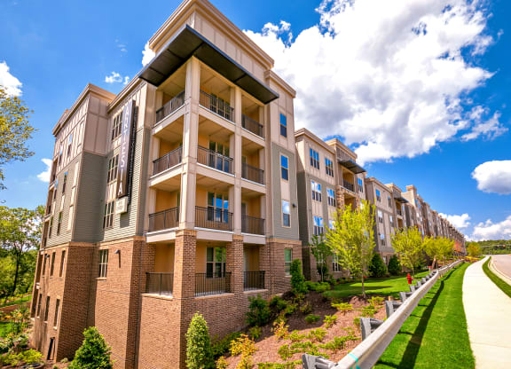 exterior view at the reserve at riverdale apartments at Artesia Big Creek, Alpharetta, GA, 30005