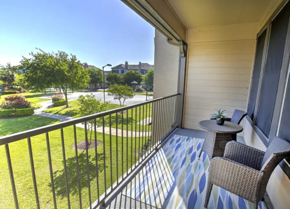 Breezy balcony at Landing at Round Rock, Round Rock, TX, 78681