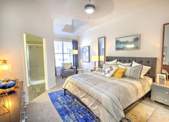 bedroom with natural lighting at Landing at Round Rock, Round Rock, 78681