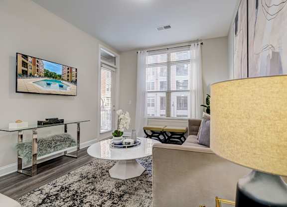 LaVie SouthPark Apartments Model Living Room