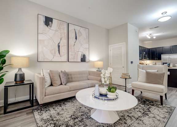 LaVie SouthPark Apartments Model Living Room
