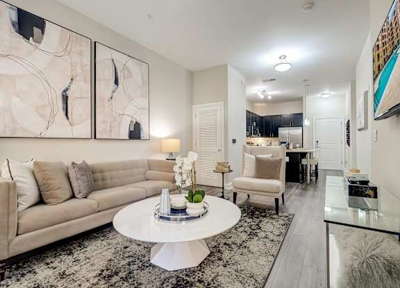 LaVie SouthPark Apartments Model Living Room