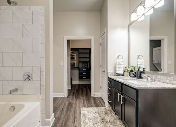 LaVie SouthPark Apartments Model Bathroom