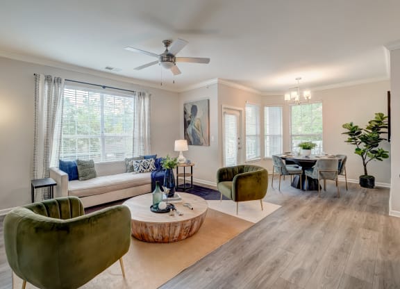 Centerview at Crossroads Apartment Living Room at Centerview at Crossroads, Raleigh, NC