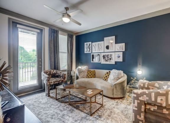 Modern Living Room at Artesia Big Creek, Alpharetta
