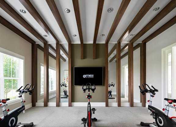 Yoga and spin studio