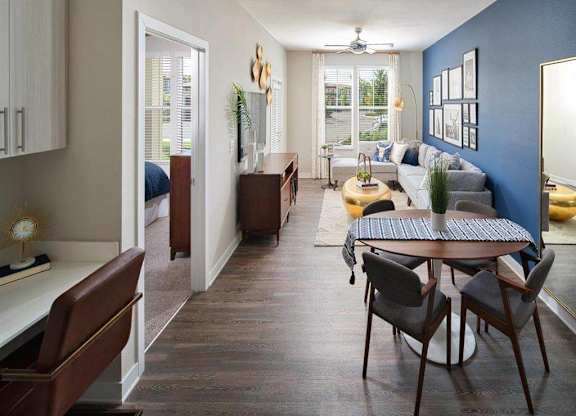 Living and dining area