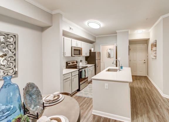 Fully Equipped Kitchen Includes Refrigerator & Dishwasher at The Preserve at Westchase, Tampa, FL