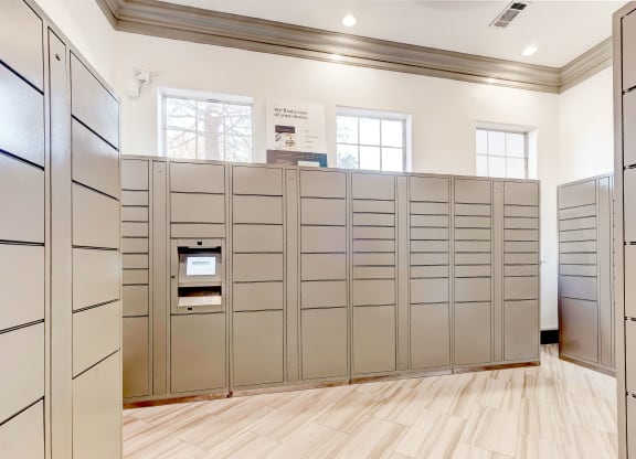 Package Lockers at Landing at Round Rock, Texas